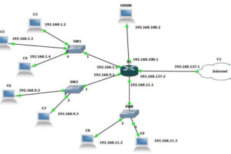 do your cisco packet tracer and gns3 networking task