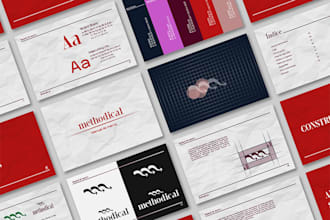 create a professional brand guidelines manual for your logo