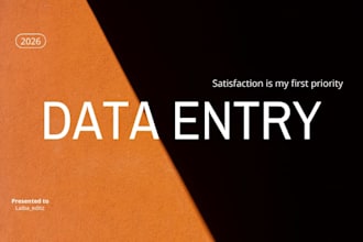 do data entry expert