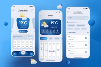 do UI UX design, wireframe, prototype for android or ios app in figma