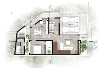 design your dream house and provide 2d drawings