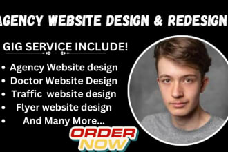 do agency website design and redesign,wix website and wordpress website