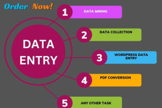 data entry,web research,quick task