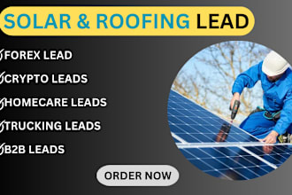 generate solar leads, homeowner leads, roofing leads, life insurance leads