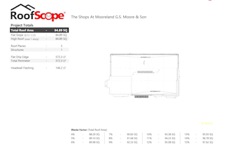 convert the roof report pdf to a roof measurement report