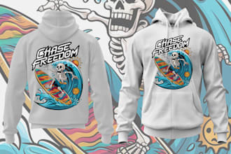 design custom clothing tshirt or hoodie