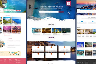 build a travel agency website with tour booking system