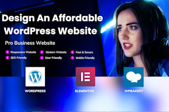 design your wordpress website professional business web
