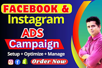 grow your facebook and instagram ads campaign manager, run fb, shopify ads