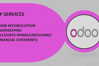 do bookkeeping and bank reconciliation in odoo
