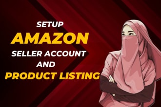 professionally set up amazon seller account individual and professional