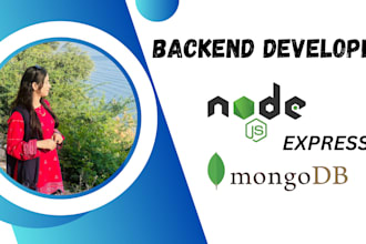 develop backend with nodejs and mongodb
