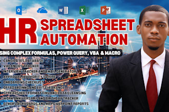 automate HR processes using vba, power query and formulas
