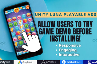 create playable ads for your unity games in luna