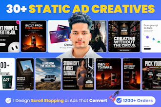 design static ad creatives for social media