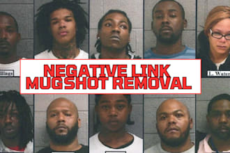 completely negative link remove negative links mugshot bad link ORM from google