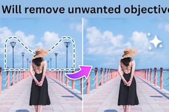 add or remove persons, objects, edit, clean up using ps