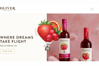 design profitable wine shopify store brewery store liquor store wine website