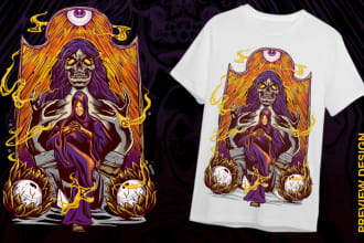 do detail trippy psychedelic for graphic shirt, cover music