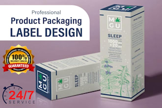 professional product packaging and label design