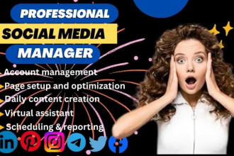 be your telegram community manager, social media virtual assistant