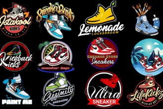 make a logo of your shoes brand or a sneaker store