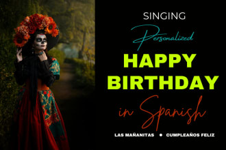 sing happy birthday in spanish