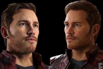 3d metahuman character xgen daz3d character 3d realistic model unreal engine