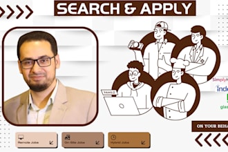 search and apply for remote jobs or onsite jobs or any job applications