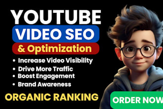 be your youtube SEO expert, video marketer, and channel promotion manager