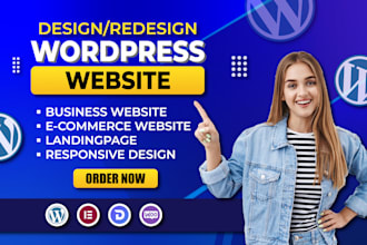 do clean and responsive wordpress website design and development