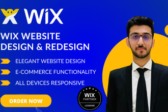 design a professional wix website or redesign wix website