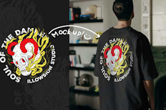 make you the best old school and vintage t shirt design