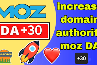 increase domain authority 30