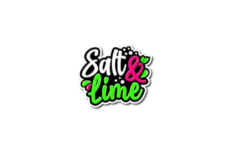 mobile bar salt lime logo design