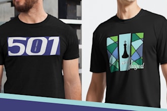 do bulk t shirt designs according to your ideas