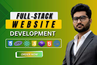 do full stack PHP mysql development build dynamic websites and web apps