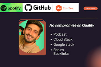 offer off page high da google stacking, cloud stack, podcast and forum backlinks