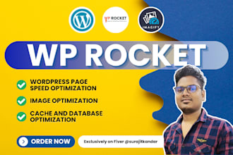 do wordpress speed optimization, wp rocket