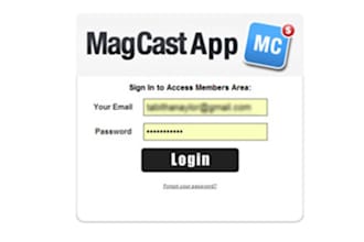 design ebook for apple newsstand, magcast