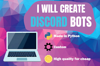 code you a discord bot in python