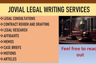 draft all your contracts, agreements and do legal research
