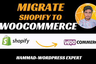 transfer move or migrate shopify to wordpress website