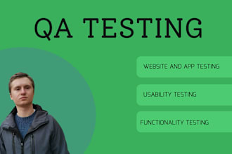 test and QA your website or app for bugs and usability