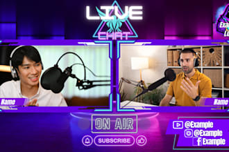 create a custom eye catching streamyard overlay