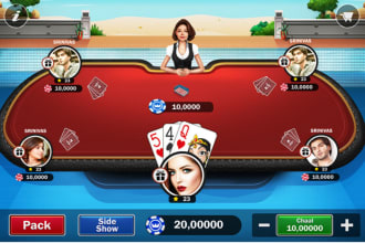 develop 2d card game 2d3d unity game poker board game design mobile game web