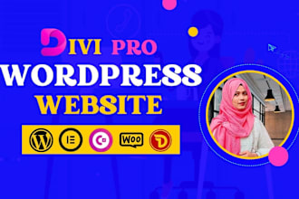 make divi or elementor website within 24 hours as an divi and elementor expert