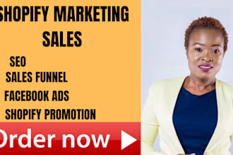 do shopify marketing, promotion, to boost shopify sales