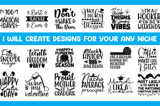 make custom, svg design, cut files, typography bundle design