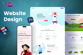 design unique figma websites and landing page UI UX